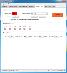 rotabench® 6P: MOSFET-Test